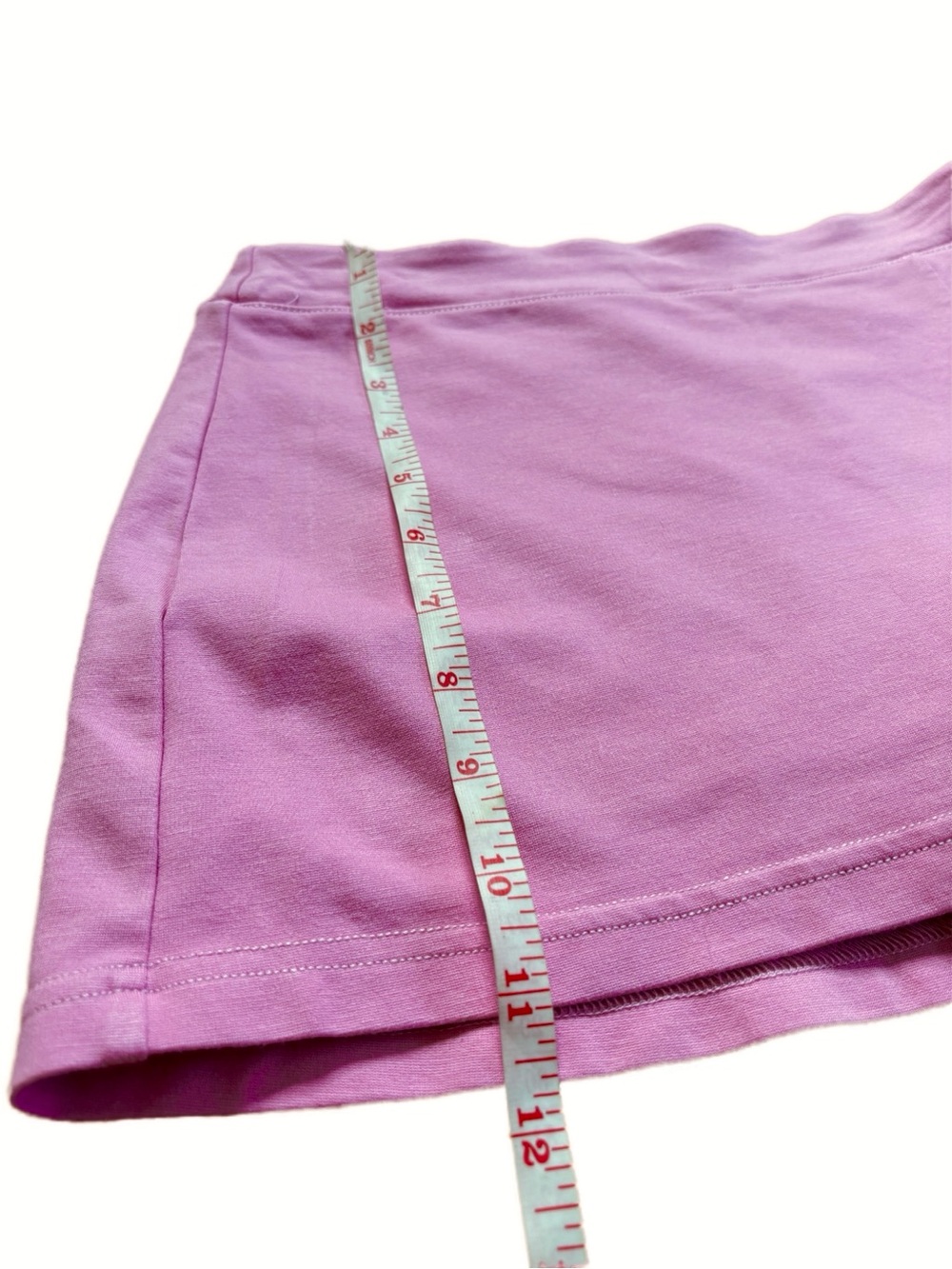 Pink Mini Skort with Side Slit - Picture 6 of 7